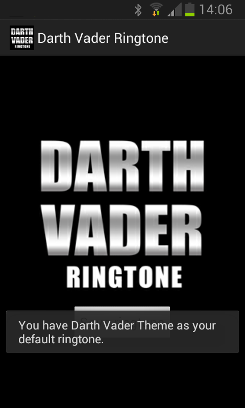 Darth Vader Ringtone Screen 2