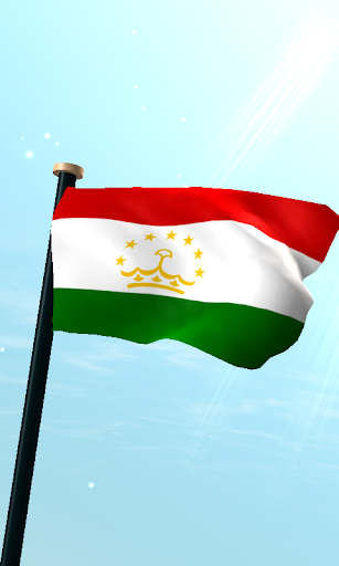 Tajikistan Flag 3D Free