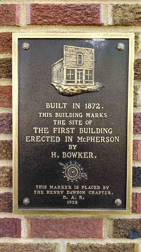 Site of the First Building in McPherson