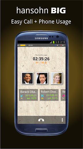 HSBig Easy Phone Phone usage