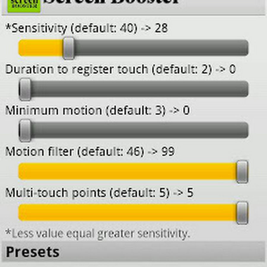 Cara menangani layar touch android yang kurang responsif/sensitif dengan SGS Touchscreen Booster
