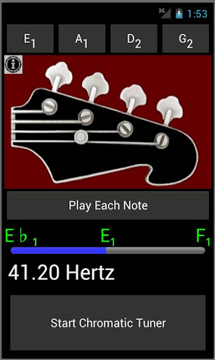How to tune your Bass with Bass Tuner App - YouTube