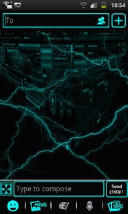 download Blue Tech GO SMS Pro free