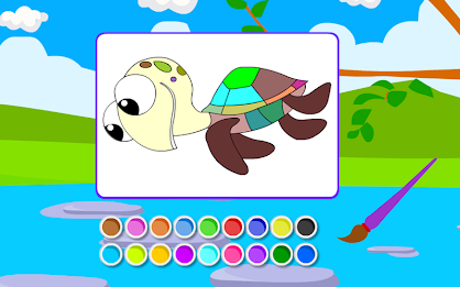 Turtle Coloring Pages poster 10