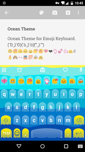 【免費個人化App】Blue Ocean Emoji Keyboard-APP點子