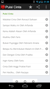  Puisi Cinta- gambar mini tangkapan layar  