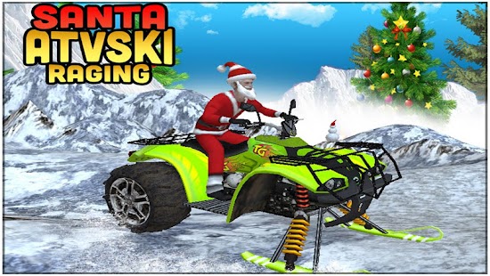  Santa ATV Ski Raging  