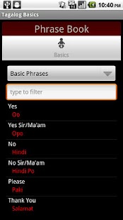 Free Tagalog Basics APK for Android