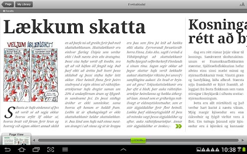 Frettabladid Screenshots 4