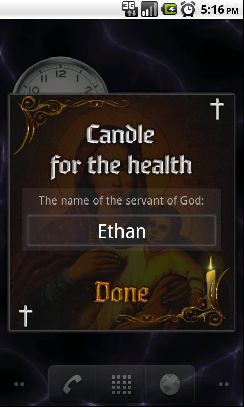 Android application Candle for the health screenshort