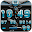 dragon digital clock lightblue Download on Windows