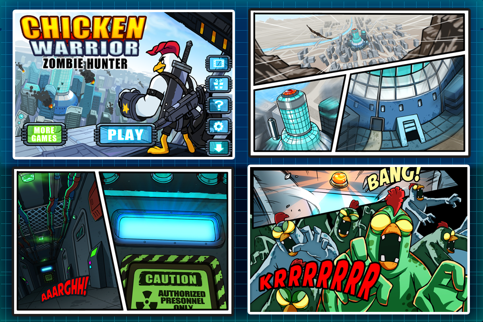 Chicken Warrior:Zombie Hunter - screenshot