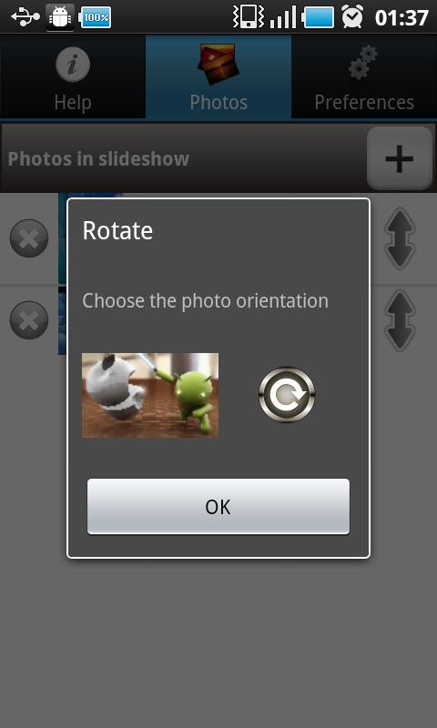 Slidepics Live Wallpaper Screen 3