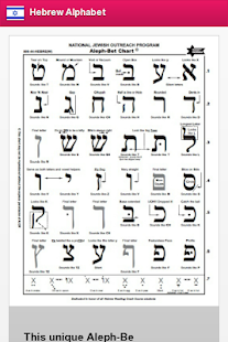 download Hebrew Alphabet free