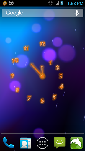 免費下載個人化APP|Analog Clock Neon Spiral Theme app開箱文|APP開箱王