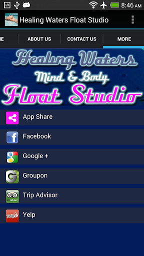 【免費商業App】Healing Waters Float Studio-APP點子