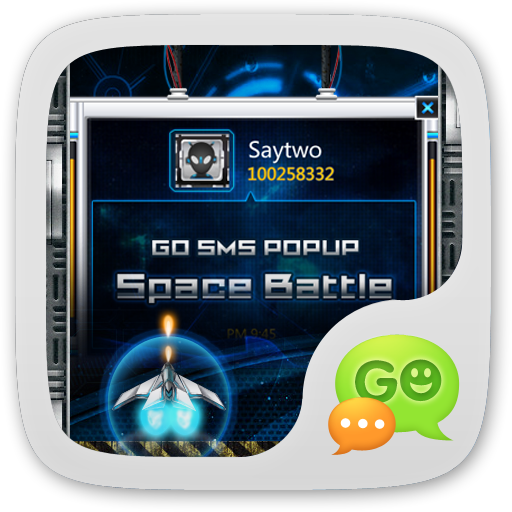 GO SMS Pro SpaceBattle Pop Thx LOGO-APP點子