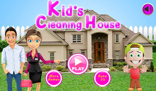 Kids Cleaning Home