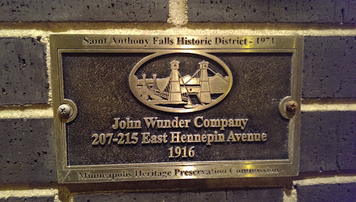 Saint Anthony Falls Historic District Marker