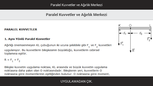 Paralel Kuvvet Ağırlık Merkezi