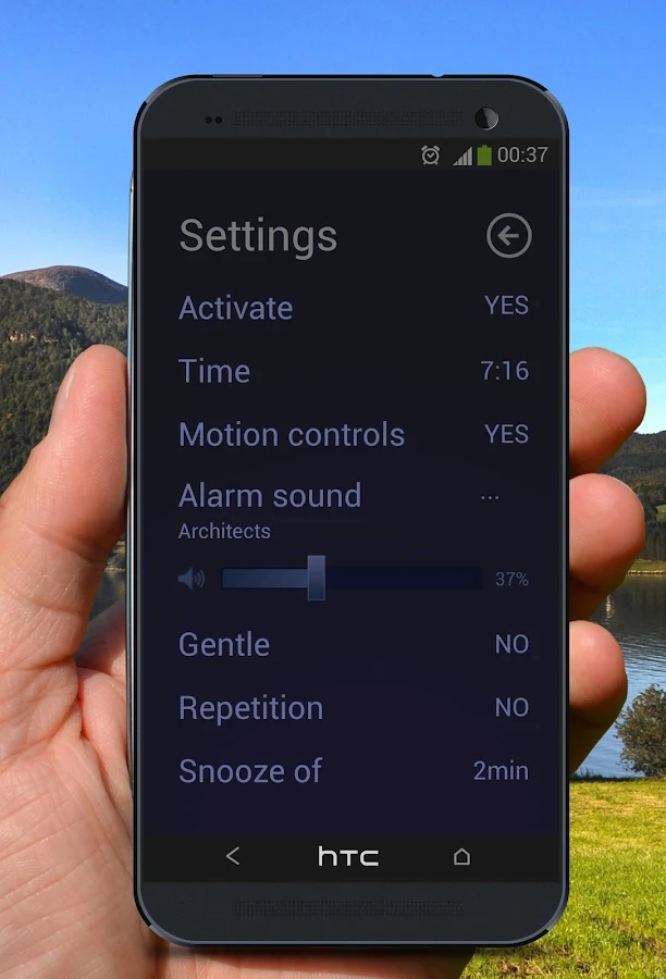 Neon Alarm Clock - screenshot