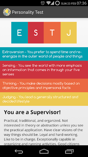 【免費生活App】Personality Test-APP點子