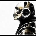 LiveWallpaper Skull 10 Clock