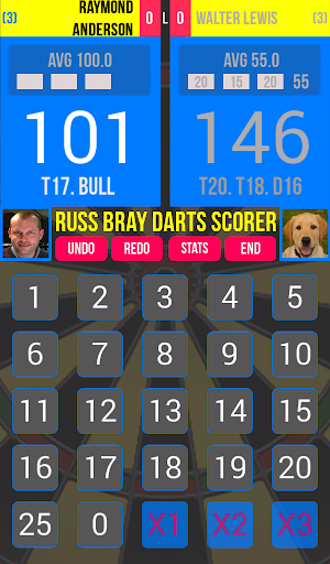 【免費運動App】Russ Bray Darts Scorer-APP點子