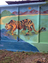 Тигр, Рисунок на стене