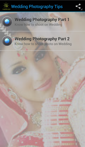 Wedding Photography Tips