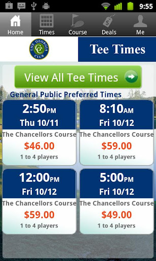 The Georgia Club Tee Times