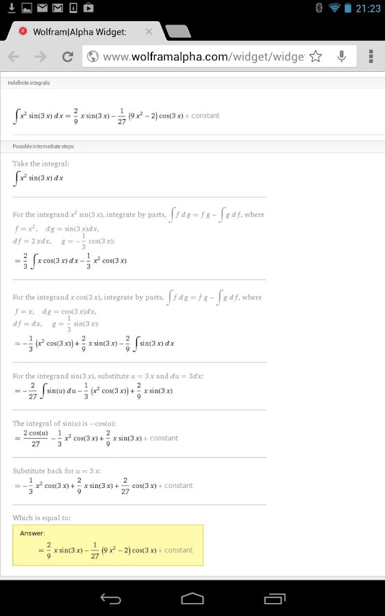 Integral Calculator - Symbolab