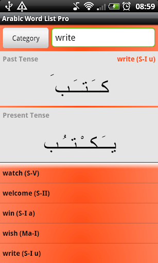 Arabic Word List Pro