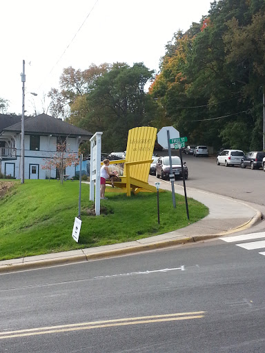 Life Is Great On HWY 8 Giant Adirondack Chair