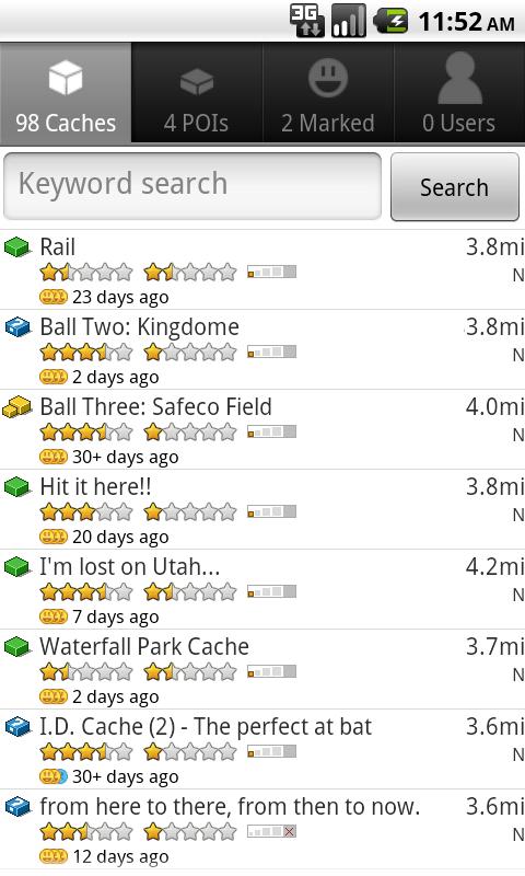    Neongeo - Geocaching- screenshot  