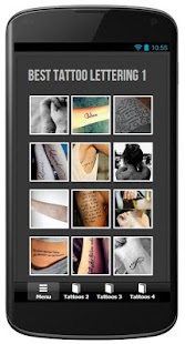 Tattoo Písmo - náhled