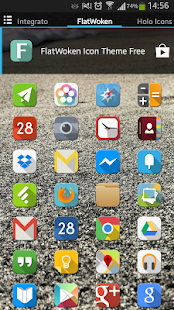Free Download FlatWoken Icon Theme Free APK for Android