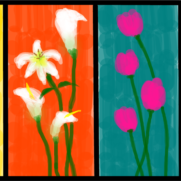 spring-flowers-drawings-sketchport