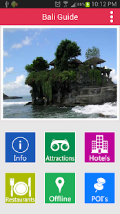 Android application Bali Offline Guide screenshot