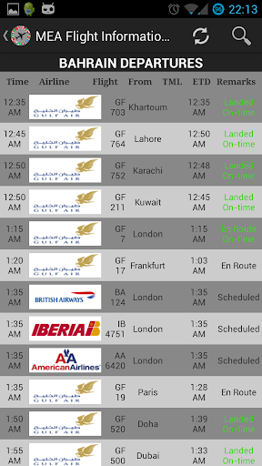 【免費旅遊App】MEA Flight Information English-APP點子