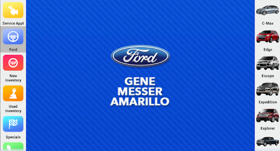 What is the location of Gene Messer Ford in Amarillo?