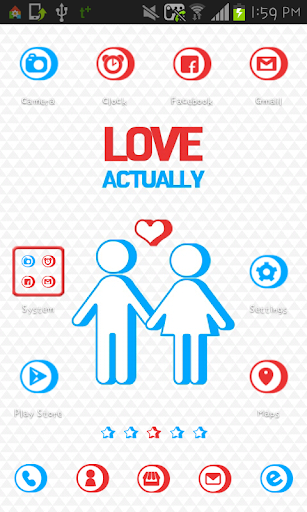 【免費個人化App】LoveActually go launcher theme-APP點子