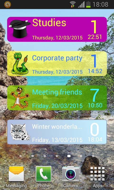   Days Countdown widget: captura de pantalla 