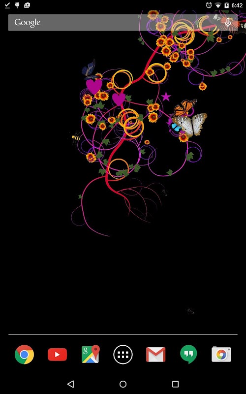 Android application Jungle of Flowers LWP screenshort