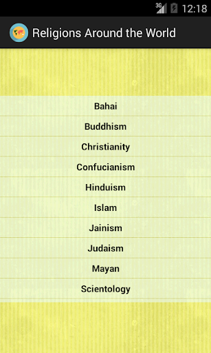 Religions Around The World