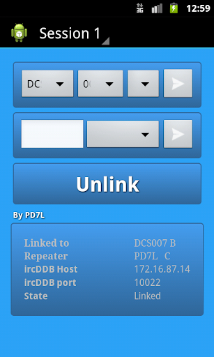 ircDDB remote for android 2.x
