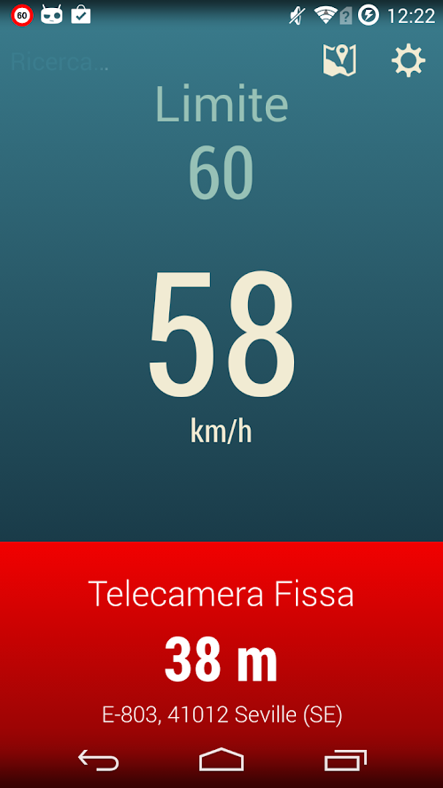 Android application Speed Cameras Italy - Alerts screenshort