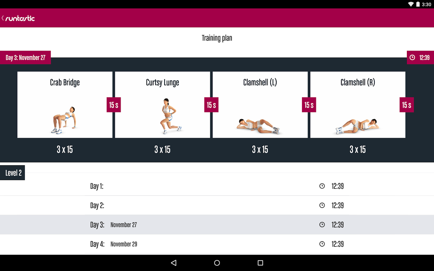    Runtastic Butt Trainer Workout- screenshot  