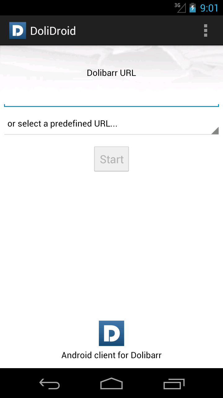 Android application DoliDroid for Dolibarr ERP-CRM screenshort
