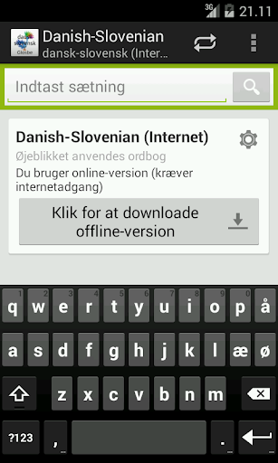 Danish-Slovenian Dictionary